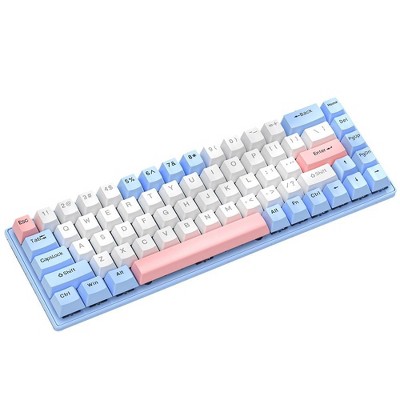 Mechanical keyboard USB Colorful Keyboards 68keys gaming pc Computer key board Backlit mini teclado Musical keyborad nergonomic