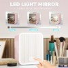 Simzlife Mini Fridge, 5L AC/DC Small Refrigerator with Dimmable LED Mirror - 3 of 4