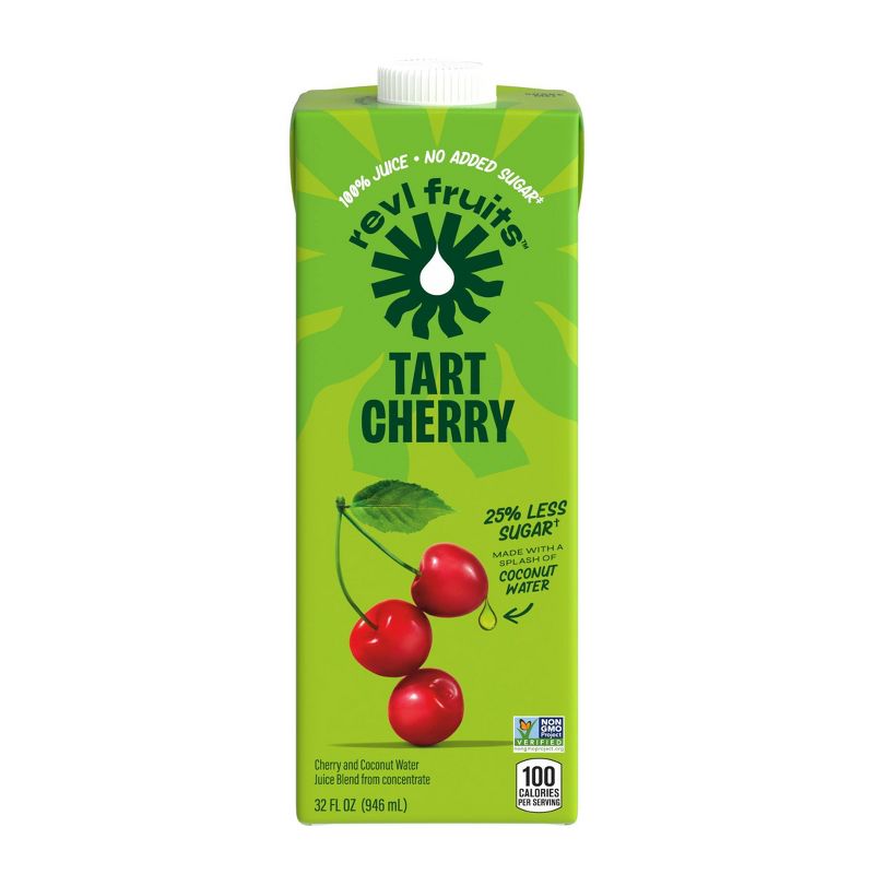 Revl Fruits Tart Cherry Juice Drink - 32 fl oz Bottle, 1 of 6