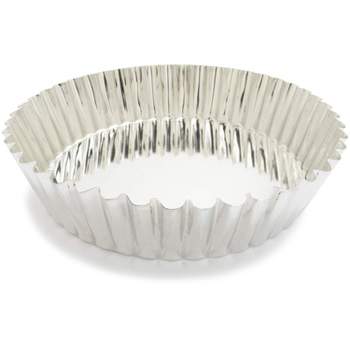 Gobel Round Fluted Tart Deep Quiche Pan with Loose Removable Bottom, 9.75" x 2" Deep