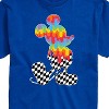 Men's - Disney - Mickey Checkered and Rainbow Silhouette Short Sleeve Graphic T-Shirt - 2 of 4