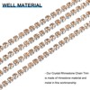 Unique Bargains DIY Bag Clothing Decoration Crystal Rhinestone Sew on Close Claw Chain Trim - 3 of 4