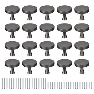 Unique Bargains Zinc Alloy Matte Brushed Finish Rust-resistant Corrosion-resistant Cabinet Knob - 1 of 4