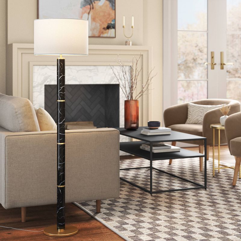 Faux Marble Stick Floor Lamp - Threshold™, 4 of 8