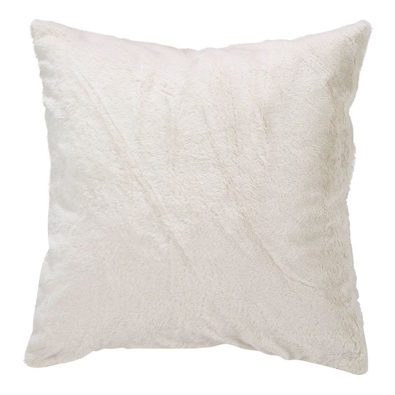 18" Down Filled Foil Print Faux Fur Pillow - Saro Lifestyle, 3 of 5