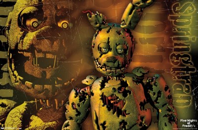 Five Nights at Freddy's - Nightmare Chica Wall Poster, 14.725 x