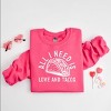 Simply Sage Market Valentine Taco Sweatshirt - 3 of 4