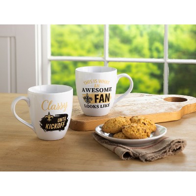 New Orleans Saints, Ceramic Cup O'Java 17oz Gift Set