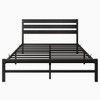 Metal Bed Frame With Storage Headboard,Platform Bed Frame With Charging Station,Sturdy Metal Slats Support,Noise Free - 4 of 4