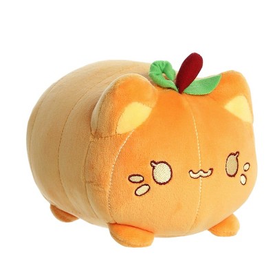 Aurora Small Pumpkin Meowchi Tasty Peach Spooky Stuffed Animal Orange 7"