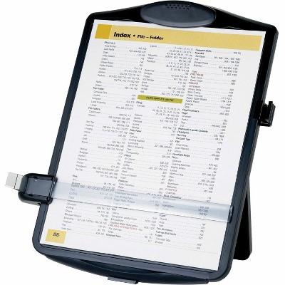 Business Source Document Holder Easel-style Adj Clip 11-1/2"x2"x13-1/2" BK 38950