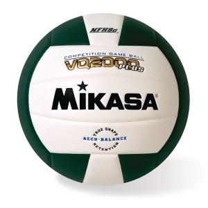 Mikasa Competition Volleyball Green White - 1 of 1