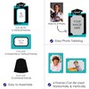 Big Dot of Happiness Teal Graduation Party Centerpieces - 4x6 Picture Display - Paper Photo Frames - Set of 12 - 3 of 4