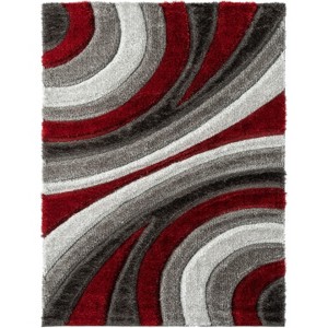 Luxe Weavers Modern Shag Geometric Indoor Area Rug - 1 of 4