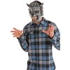 HalloweenCostumes.com One Size Fits Most   Grey Wolf Adult Mask, Gray/White/Gray - 4 of 4