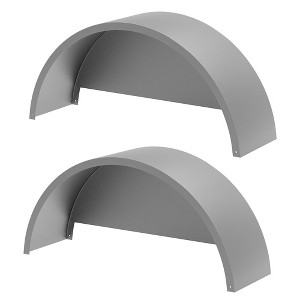2 Pack Single Axle Trailer Fenders with Fender Backs,Fits for 14to16”Wheels -32”x9”x15”Trailer Fenders Replacement for Car Hauler,Landscape Trailers - 1 of 4