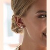 6-Pair 14K Gold Filled Stud Earrings - 20G Surgical Steel CZ & Pearl Ball Studs for Sensitive Ears (Women/Men) - 3 of 4