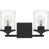 Quoizel Lighting Abner 2 - Light Vanity in  Matte Black - 2 of 2