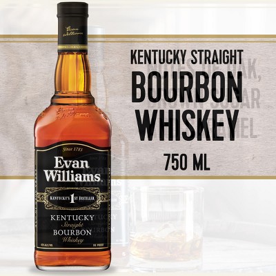 Jim Beam Kentucky Straight Bourbon Whiskey - 750ml Bottle : Target