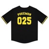 Boys Pokemon Pikachu Baseball Jersey - Boys Pikachu Charizard Pokeball Mesh Button Down Baseball Jersey - Pokemon Fashion Shirt - 2 of 4
