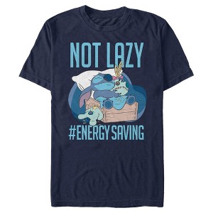 Men's Lilo & Stitch Not Lazy, Saving Energy T-Shirt - 1 of 4