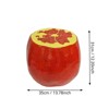 Vynxaria Pomegranate Fruit Stool, 13.4" Oversized Resin Multi-Purpose Stool/Side Table/Plant Stand - Indoor Outdoor Home Garden Decor - 2 of 4