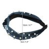 Unique Bargains Women's Bling Twisted Faux Pearl Velvet Headband Hairband Accessories 1.2 Inch Wide 1 Pc - 4 of 4