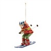 Glittered Glass Skiier Ornament (Set of 6) - 2 of 2