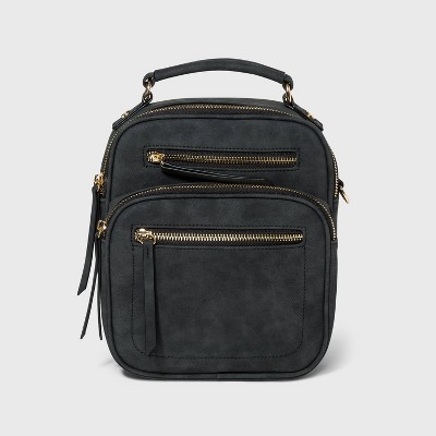 VR NYC Zip Closure Convertible Compartment Shoulder Handbag – Black –  Target Inventory Checker – BrickSeek