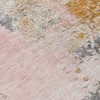 HomeRoots 5' X 8' Pink Charcoal And Copper Abstract Washable Indoor Outdoor Area Rug - 4 of 4