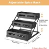 3-Layer Spices Rack, Adjusted Height 10-10.8Inch, Carbon Steel Tiered Spice Rack - 2 of 4