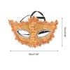 Unique Bargains Pointed Head Dragon-Design Half Face Party Mask 1 Pc - 2 of 4