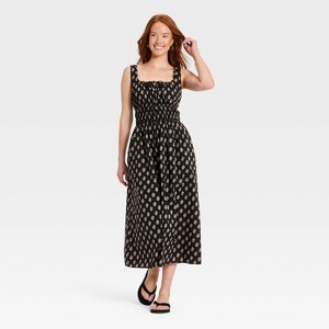 beaded cream dress Beige Flower Maxi L out bust detail and Size:Us Size 6 Cotton Traders V-Neck Denim height_503_dress