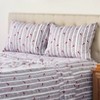 The Lakeside Collection Warm and Cozy Flannel Sheet Set - Queen Winter Cardinal - 3 of 3