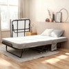 Folding Bed with Mattress, Portable Foldable Bed with 5" Memory Foam Mattress and Metal Frame - 3 of 4