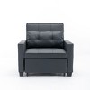NicBex Modern Pull Out Sofa Bed Convertible Single Sofa Chair with Adjustable Back and USB Port for Living Room - 3 of 4