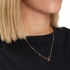 Zodaca 2 Piece Pisces Zodiac Necklace and Bracelet Jewelry Set for Women, Gold - 4 of 4