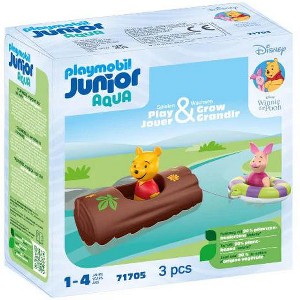 Playmobil Junior & Disney Winnie the Pooh's and Piglets Water Adventure 71705 Playset 3pc - 1 of 1