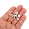 Unique Bargains Rhinestone Small Round Bulk Glass Spacer Beads for Jewelry Making Silver 0.31" 100 Pcs - 3 of 4
