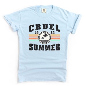 Simply Sage Market Women's Cruel Summer Short Sleeve Garment Dyed Tee - 1 of 4