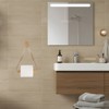 Unique Bargains 90% Cotton Jute Rope Wood Wall-mounted Toilet Paper Holder - 4 of 4