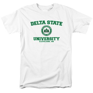 Men's Delta State University Official Circle Logo Adult T-Shirt - 1 of 4