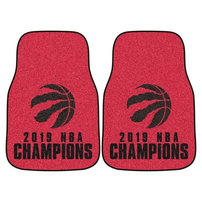 NBA Toronto Raptors Carpet Car Mat Set - 2pc