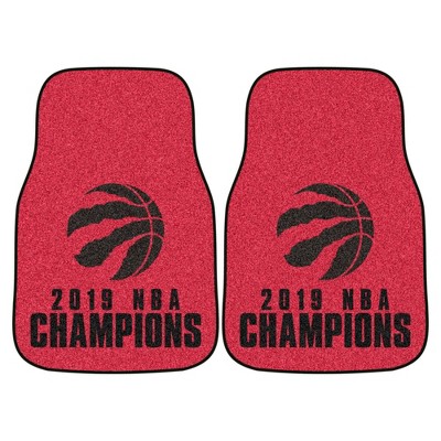 NBA Toronto Raptors Carpet Car Mat Set - 2pc