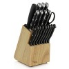 Gibson Our Table 18 Piece Stainless Steel Forged Triple Riveted Cutlery Block Set in Black - 3 of 4