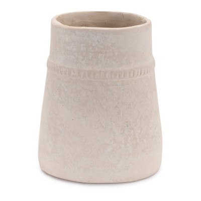 Melrose Recycled Paper Chalk Vase 6.5"H