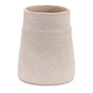 Melrose Recycled Paper Chalk Vase 6.5"H - 1 of 3
