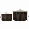 Bella Depot 31.5''W Round Coffee Table Set for Living Room, Office and Dining Room - 4 of 4