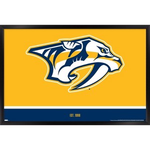 Trends International NHL Nashville Predators - Logo 21 Framed Wall Poster Prints - 1 of 4