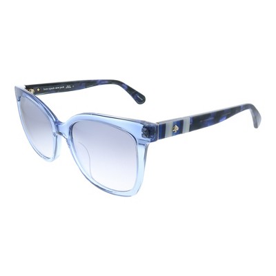Kate Spade Kiya/s Pjp Womens Cat-eye Sunglasses Crystal Blue 53mm : Target